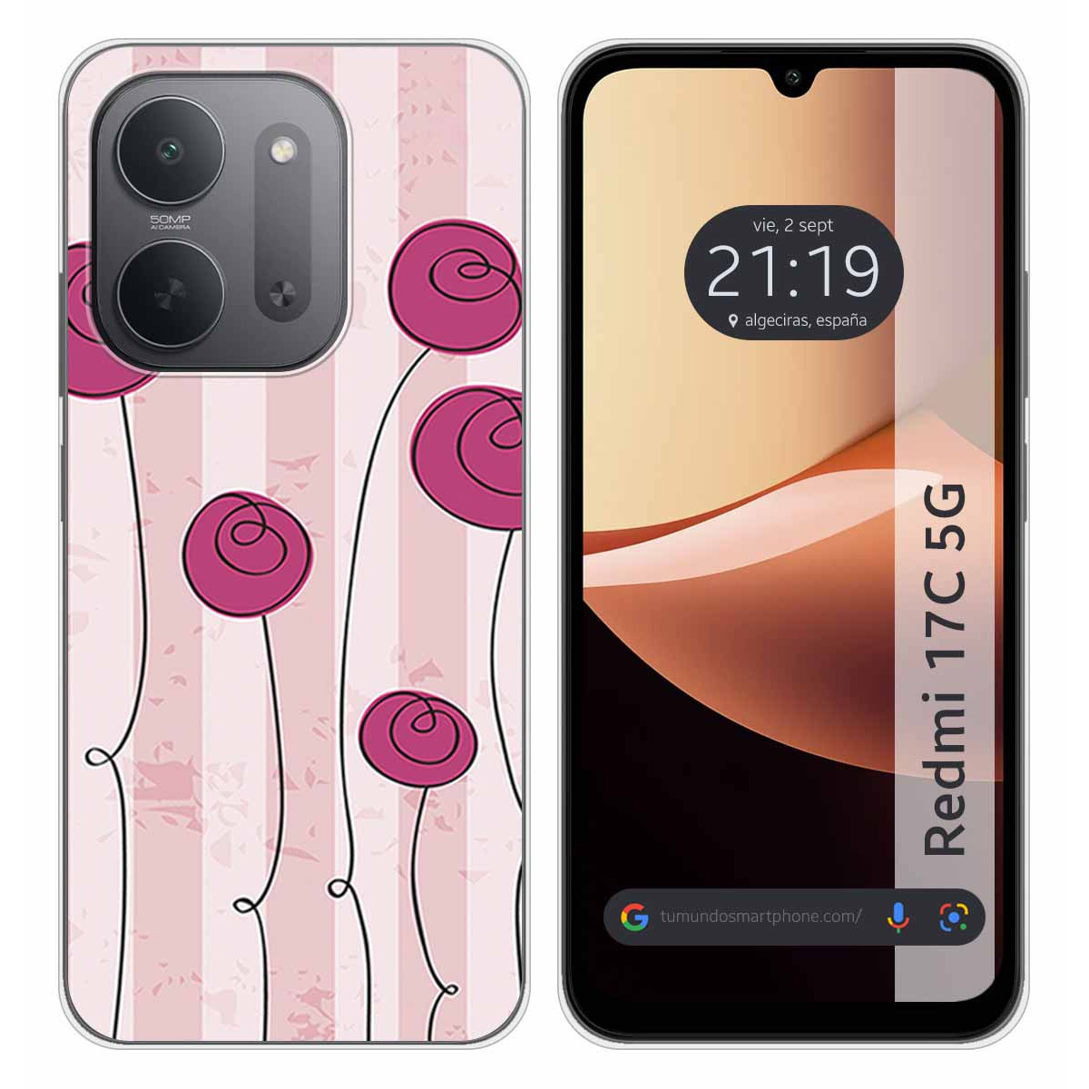Funda Silicona para Xiaomi Redmi 17C 5G diseño...