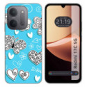 Funda Silicona para Xiaomi Redmi 17C 5G diseño Mariposas Dibujos