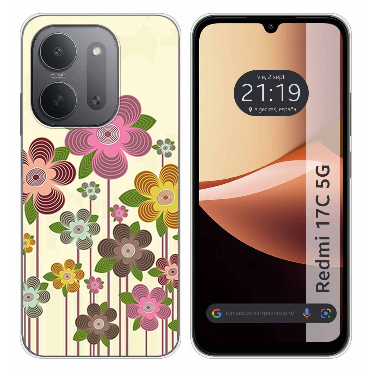 Funda Silicona para Xiaomi Redmi 17C 5G diseño...