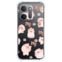 Funda Silicona Antigolpes para Xiaomi Redmi 17C 5G diseño Cerdos Dibujos