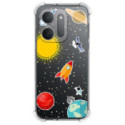 Funda Silicona Antigolpes para Xiaomi Redmi 17C 5G diseño Espacio Dibujos