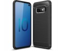 Funda Gel Tpu Tipo Carbon Negra para Samsung Galaxy S10e
