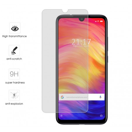 Protector Cristal Templado para Xiaomi Redmi Note 7 Vidrio