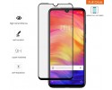 Protector Cristal Templado Completo 5D Full Glue Negro para Xiaomi Redmi Note 7 Vidrio
