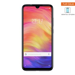 Protector Cristal Templado Completo 5D Full Glue Negro para Xiaomi Redmi Note 7 Vidrio 2