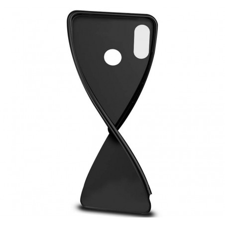 Funda Gel Tpu Tipo Mate Negra para Xiaomi Mi Mix 3