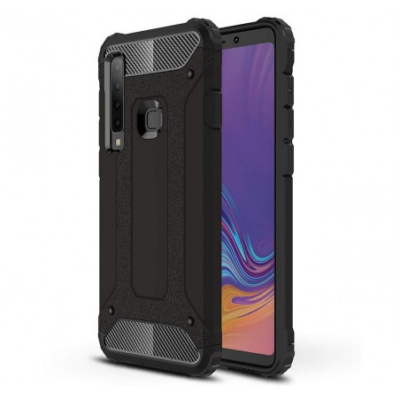 Funda Tipo Hybrid Tough Armor (Pc+Tpu) Negra para Samsung Galaxy A9 (2018)