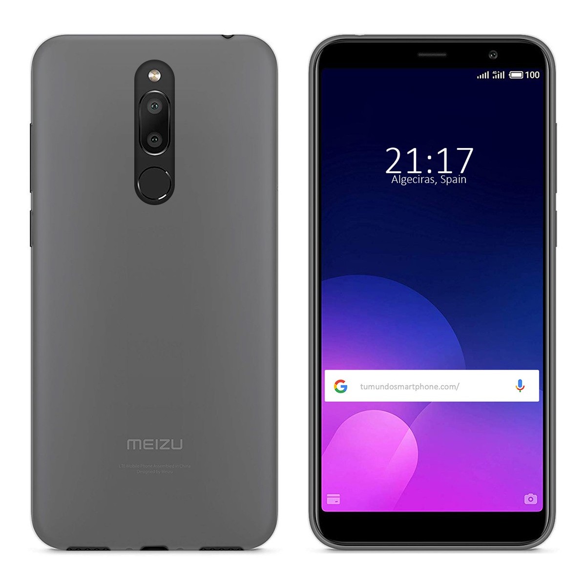 Funda Gel Tpu Fina Ultra-Thin 0,5mm Transparente para Meizu M6T