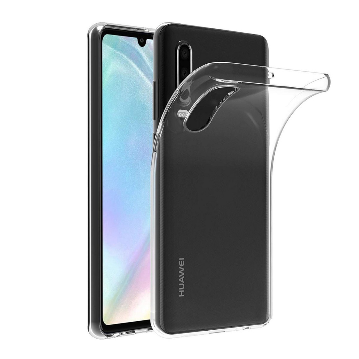 Funda Gel Tpu Fina Ultra-Thin 0,5mm Transparente para Huawei P30