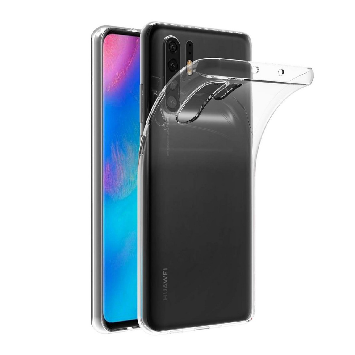 Funda Gel Tpu Fina Ultra-Thin 0,5mm Transparente para Huawei P30 Pro