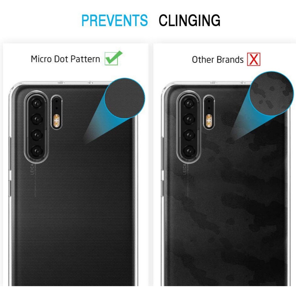 Funda Gel Tpu Fina Ultra-Thin 0,5mm Transparente para Huawei P30 Pro