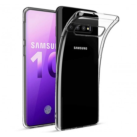 Funda Gel Tpu Fina Ultra-Thin 0,5mm Transparente para Samsung Galaxy S10 Plus