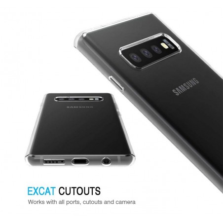 Funda Gel Tpu Fina Ultra-Thin 0,5mm Transparente para Samsung Galaxy S10 Plus