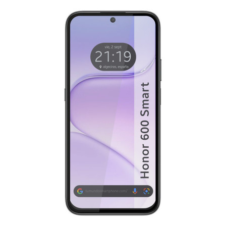 Protector Cristal Templado Completo 5D Full Glue Negro para Huawei Honor 600 Smart 5G Vidrio
