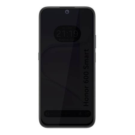 Protector Cristal Templado Completo 5D Antiespías para Huawei Honor 600 Smart 5G Vidrio