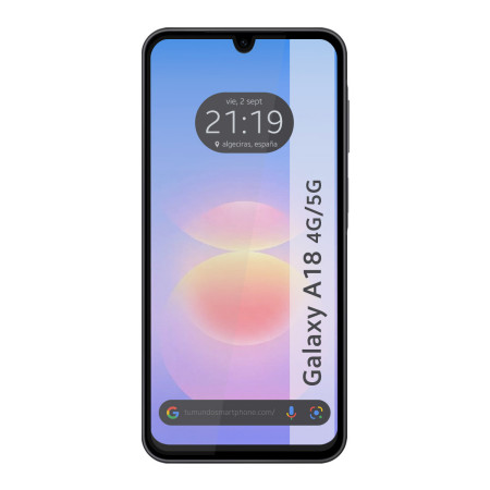 Protector Cristal Templado Completo 5D Full Glue Negro para Samsung Galaxy A18 4G / 5G Vidrio