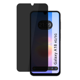 Protector Cristal Templado Completo 5D Antiespías para Samsung Galaxy A18 4G / 5G Vidrio