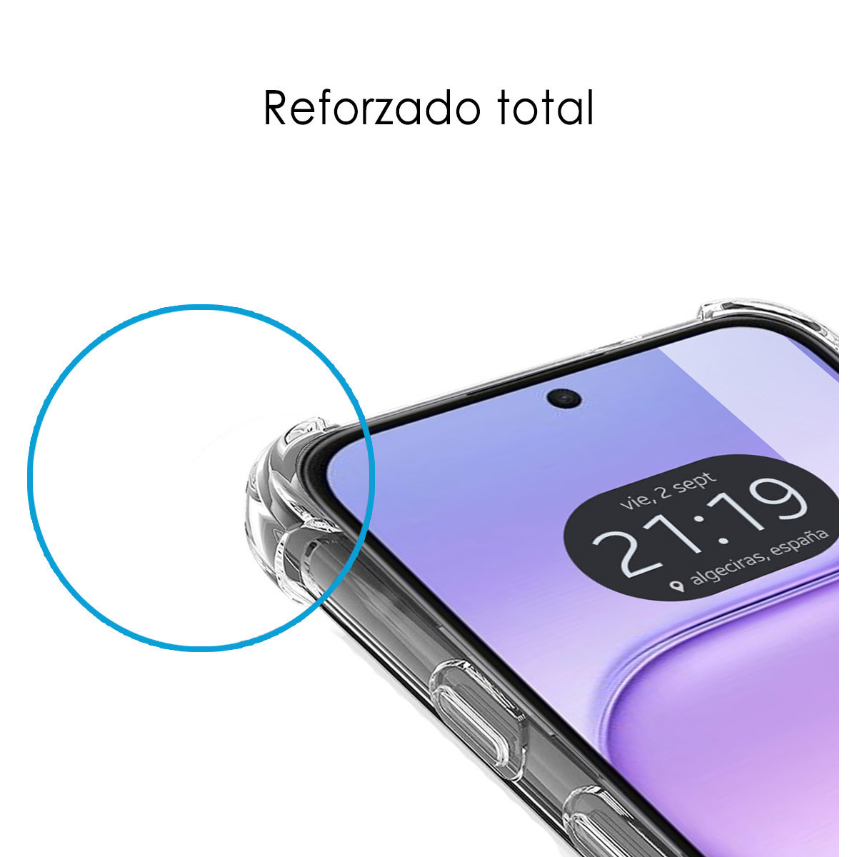 Funda Silicona Antigolpes Transparente para Huawei Honor 600 Smart 5G