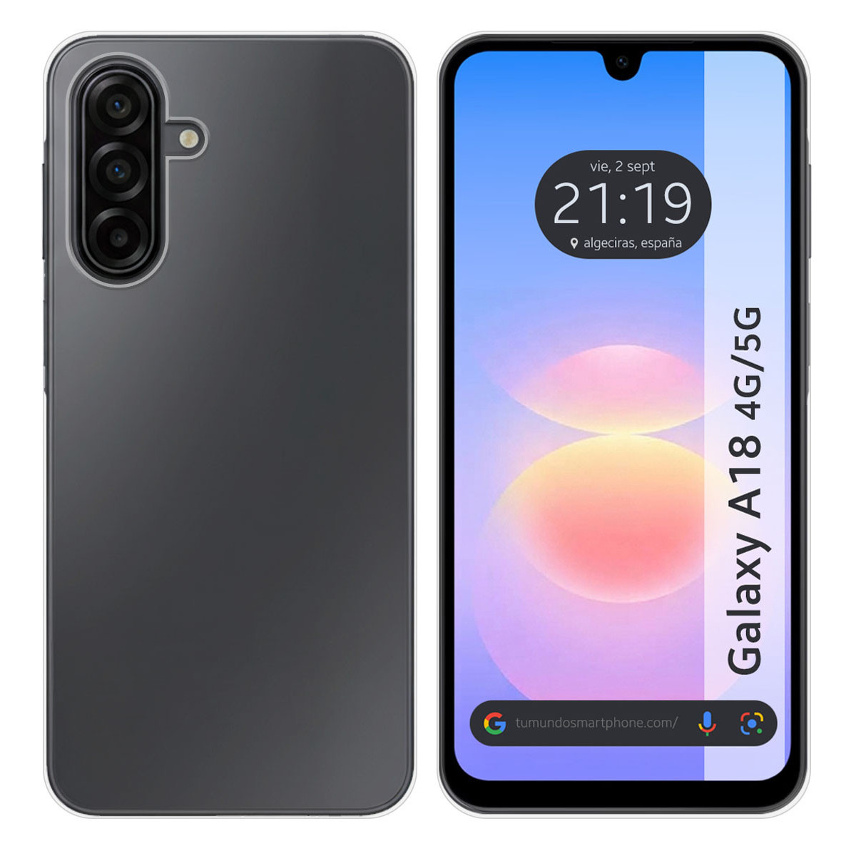 Funda Silicona Gel TPU Transparente para Samsung Galaxy A18 4G / 5G
