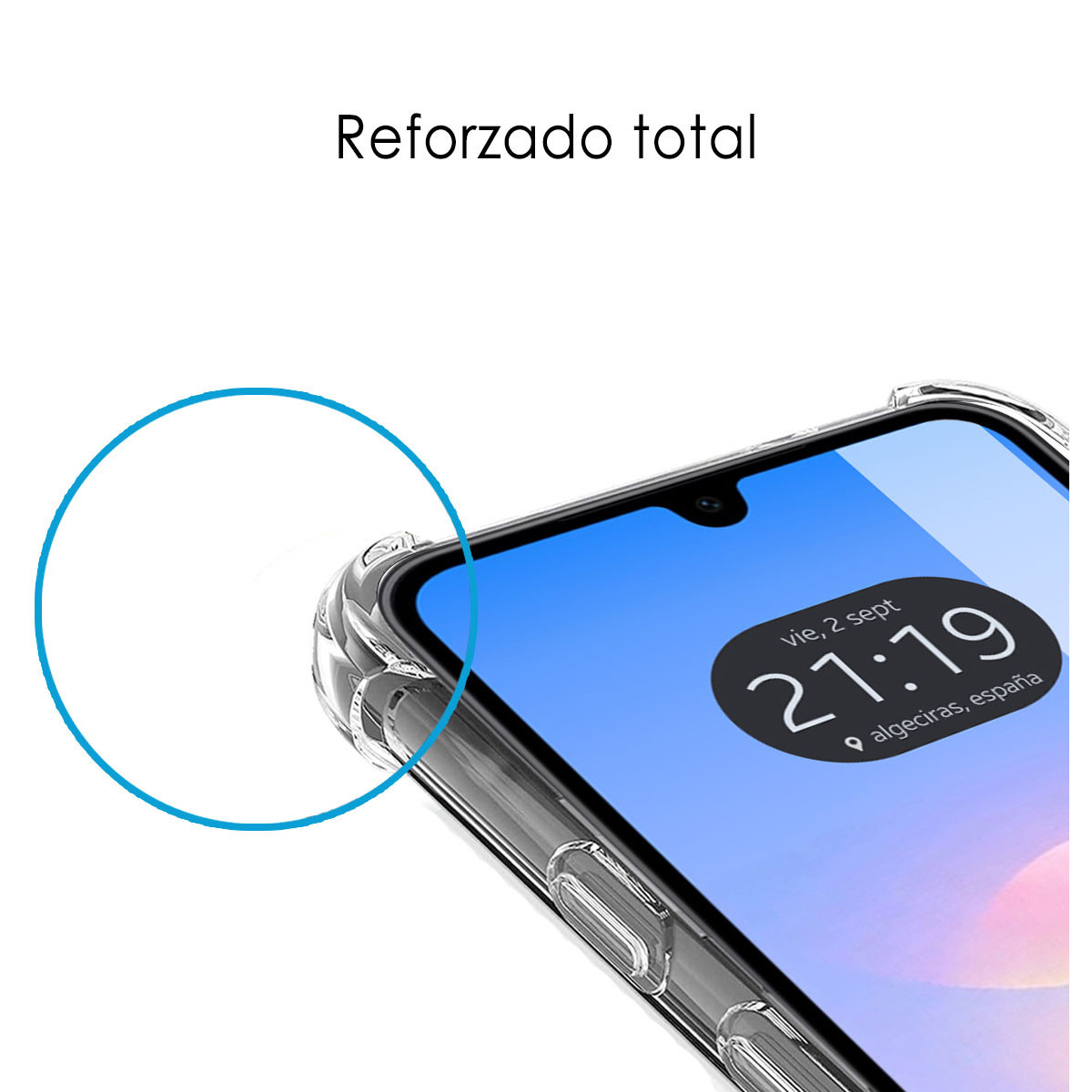 Funda Silicona Antigolpes Transparente para Samsung Galaxy A18 4G / 5G
