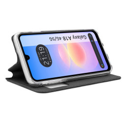 Funda Libro Soporte con Ventana para Samsung Galaxy A18 4G / 5G color Negra 2