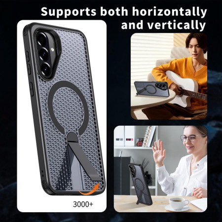 Funda para Samsung Galaxy A18 4G / 5G con Disipación de Calor, Soporte Plegable y Anillo Magnético