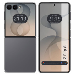 Funda Silicona Antigolpes Transparente para Samsung Galaxy Z Flip 8 5G