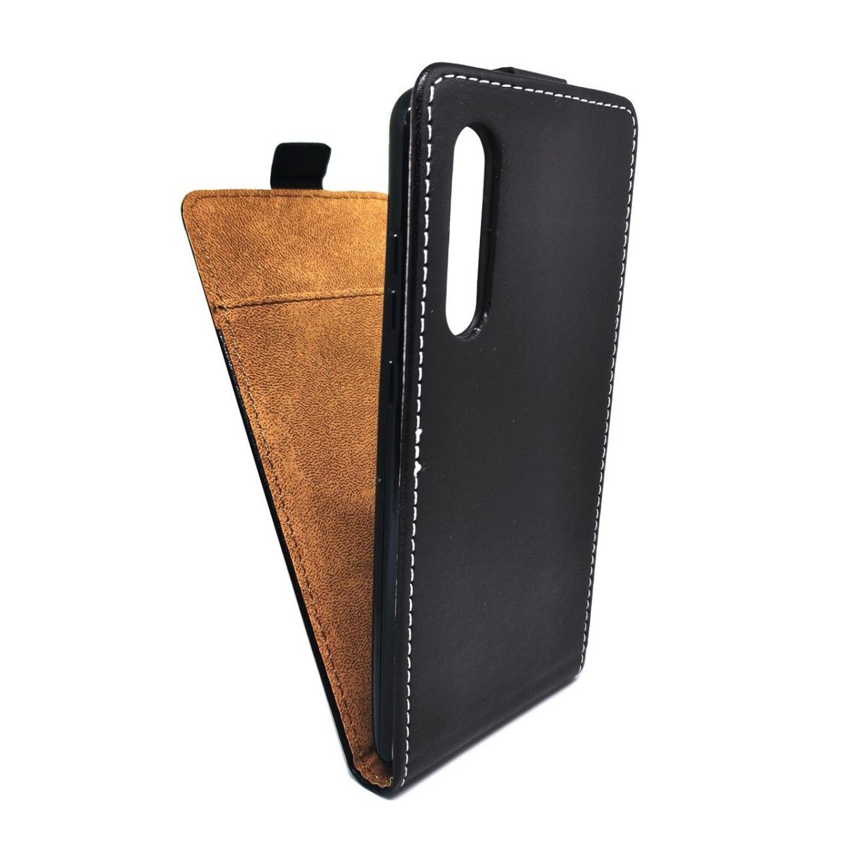 Funda Piel Premium Negra Ultra-Slim para Huawei P30