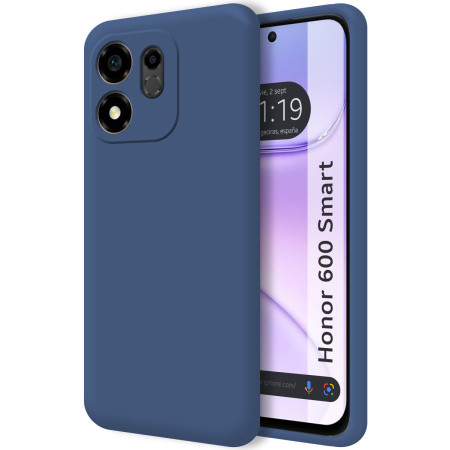 Funda Silicona Líquida Ultra Suave para Huawei Honor 600 Smart 5G color Azul