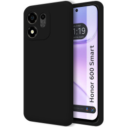 Funda Silicona Líquida Ultra Suave para Huawei Honor 600 Smart 5G color Negra