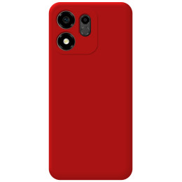 Funda Silicona Líquida Ultra Suave para Huawei Honor 600 Smart 5G color Roja 2