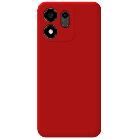 Funda Silicona Líquida Ultra Suave para Huawei Honor 600 Smart 5G color Roja