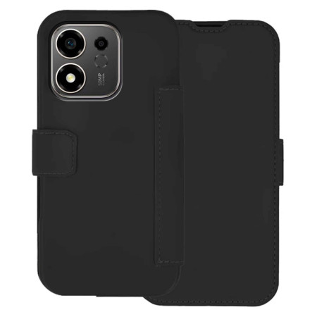 Funda Silicona Suave con Tapa para Huawei Honor 600 Smart 5G color Negra