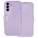 Funda Silicona Suave con Tapa para Samsung Galaxy A18 4G / 5G color Morada