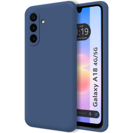 Funda Silicona Líquida Ultra Suave para Samsung Galaxy A18 4G / 5G color Azul