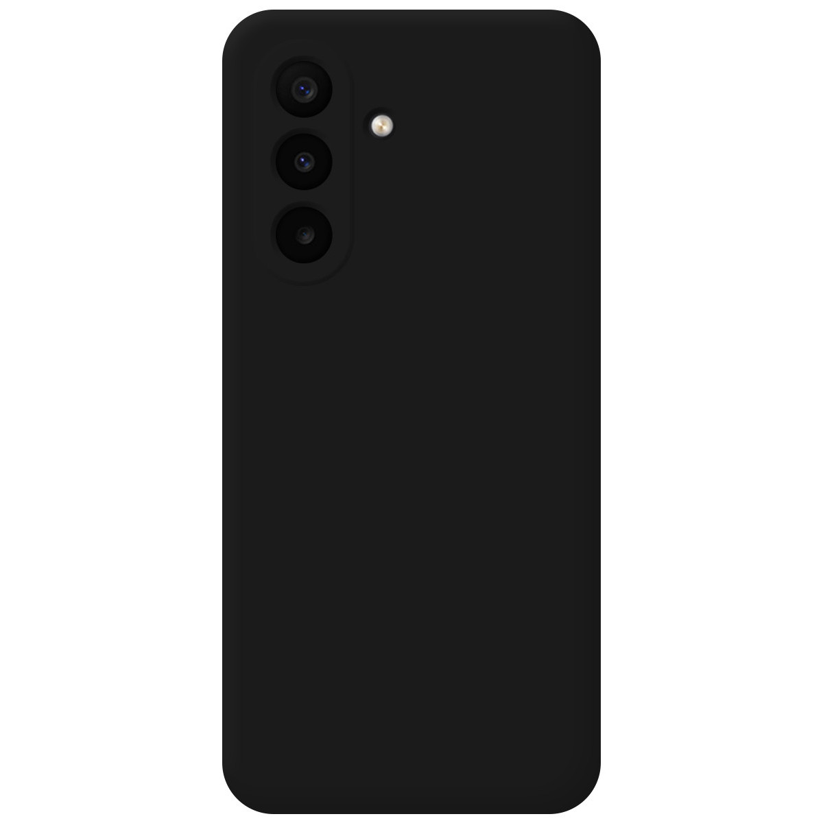 Funda Silicona Líquida Ultra Suave para Samsung Galaxy A18 4G / 5G color Negra