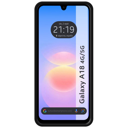 Funda Silicona Líquida Ultra Suave para Samsung Galaxy A18 4G / 5G color Negra