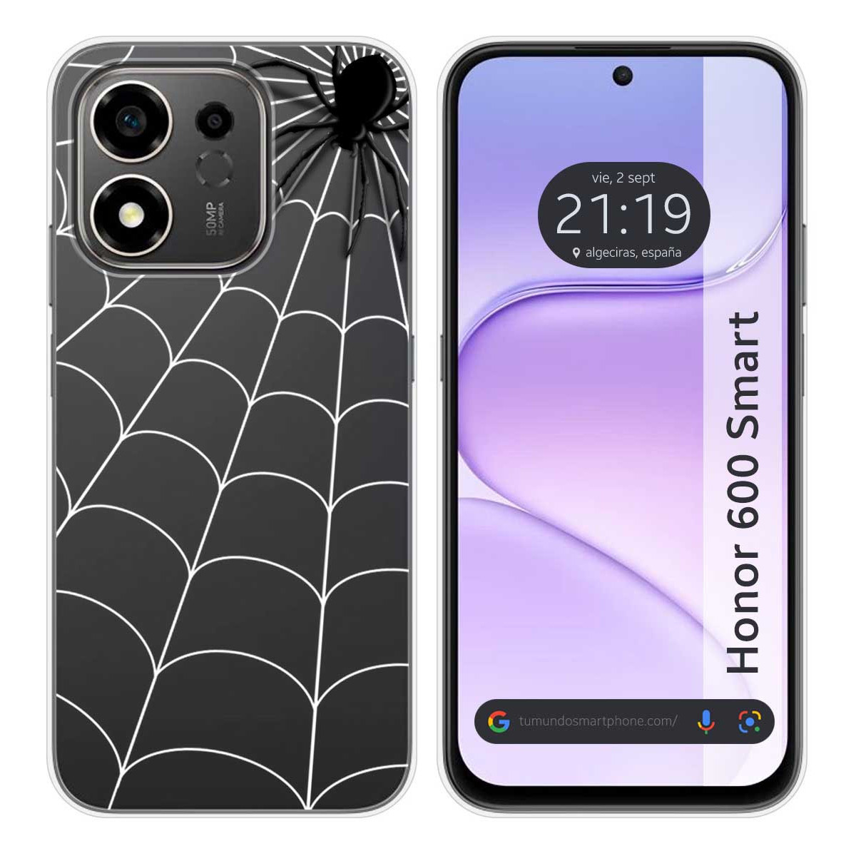 Funda Silicona Transparente para Huawei Honor...