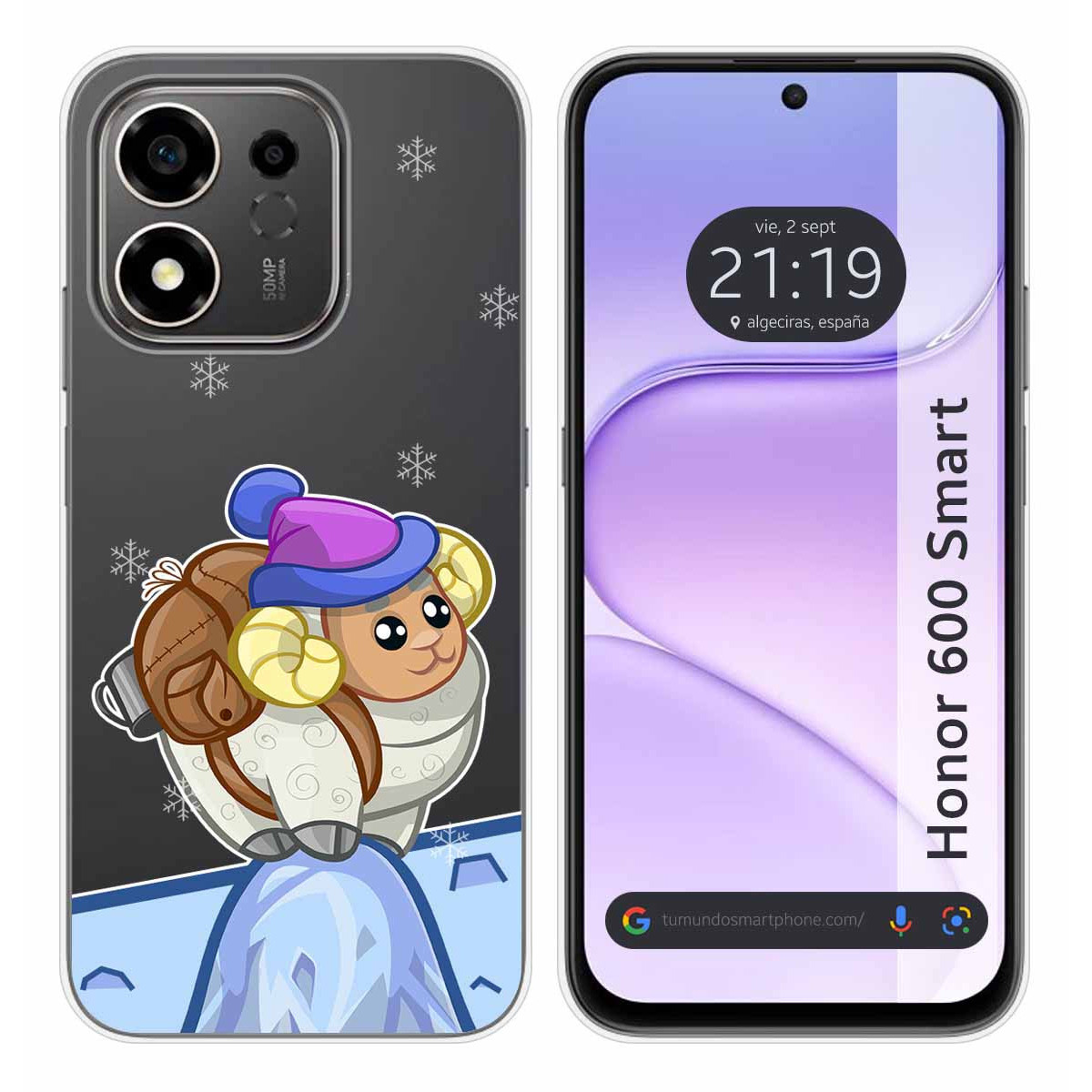 Funda Silicona Transparente para Huawei Honor...