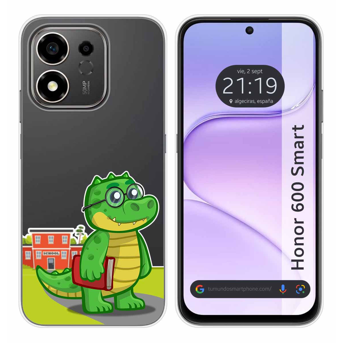 Funda Silicona Transparente para Huawei Honor...