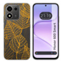 Funda Silicona Transparente para Huawei Honor 600 Smart 5G diseño Hojas Dibujos