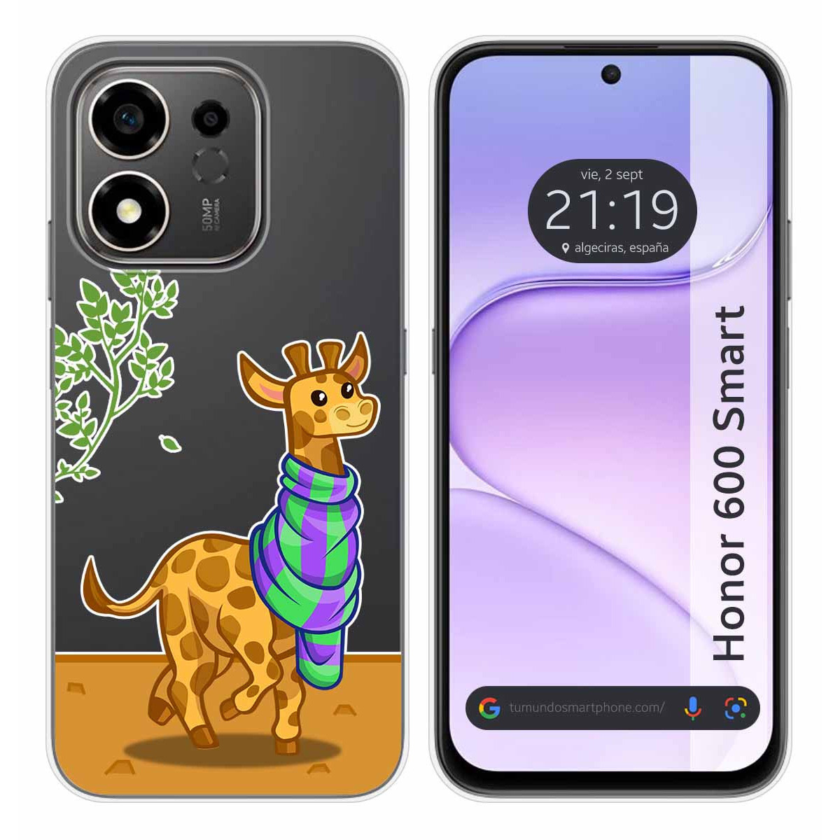Funda Silicona Transparente para Huawei Honor...