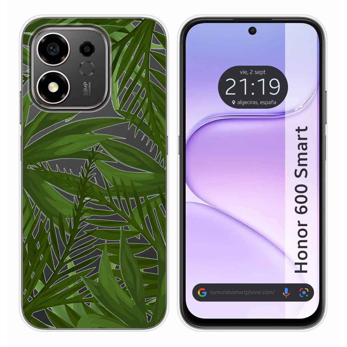 Funda Silicona Transparente para Huawei Honor...