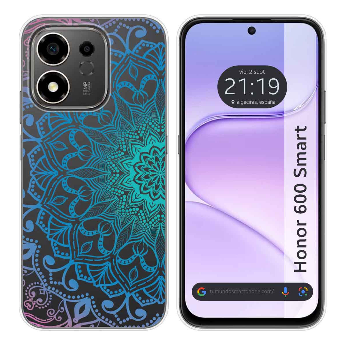 Funda Silicona Transparente para Huawei Honor...