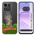 Funda Silicona Transparente para Huawei Honor 600 Smart 5G diseño Mono Dibujos