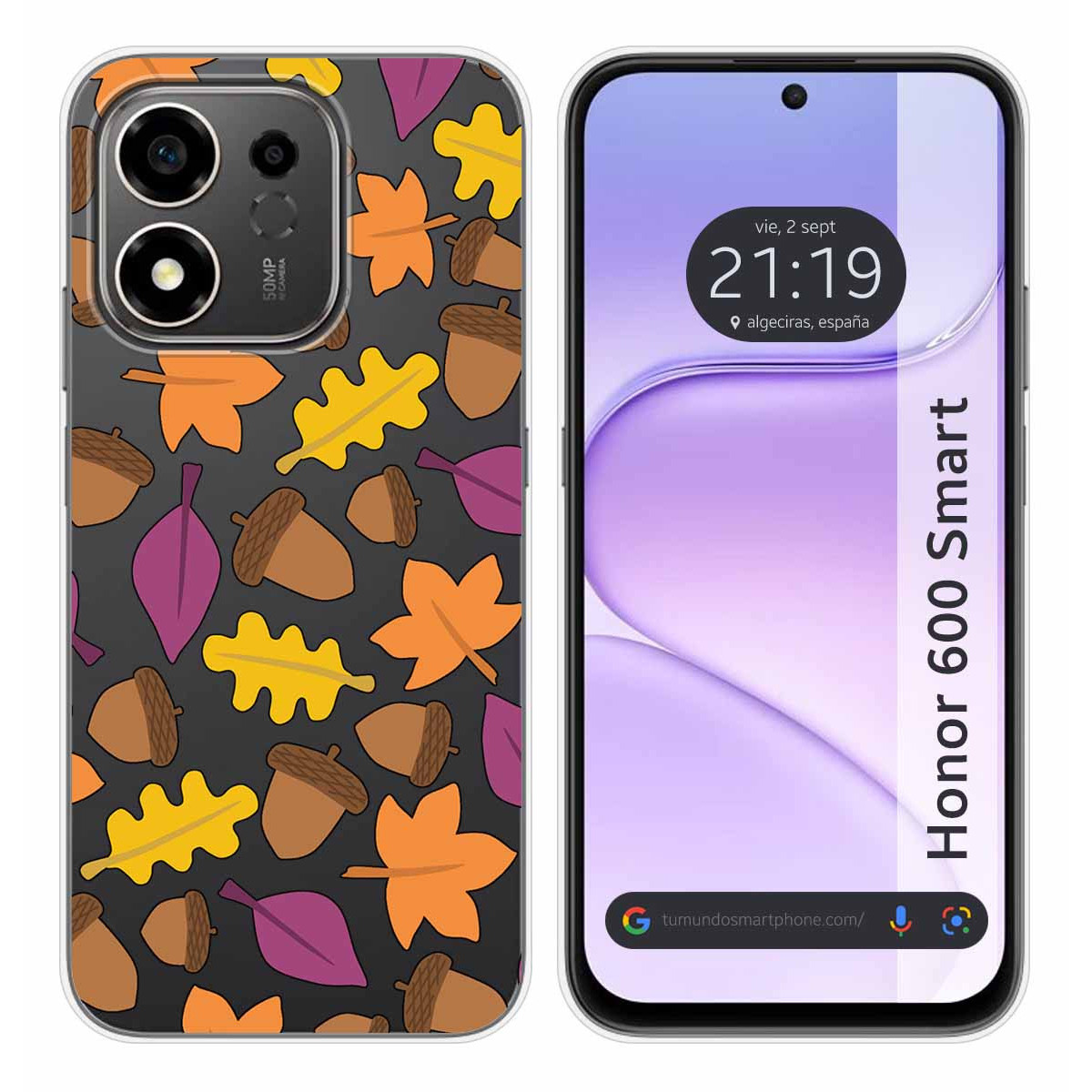 Funda Silicona Transparente para Huawei Honor...