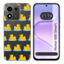 Funda Silicona Transparente para Huawei Honor 600 Smart 5G diseño Pato Dibujos
