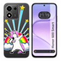 Funda Silicona Transparente para Huawei Honor 600 Smart 5G diseño Unicornio Dibujos