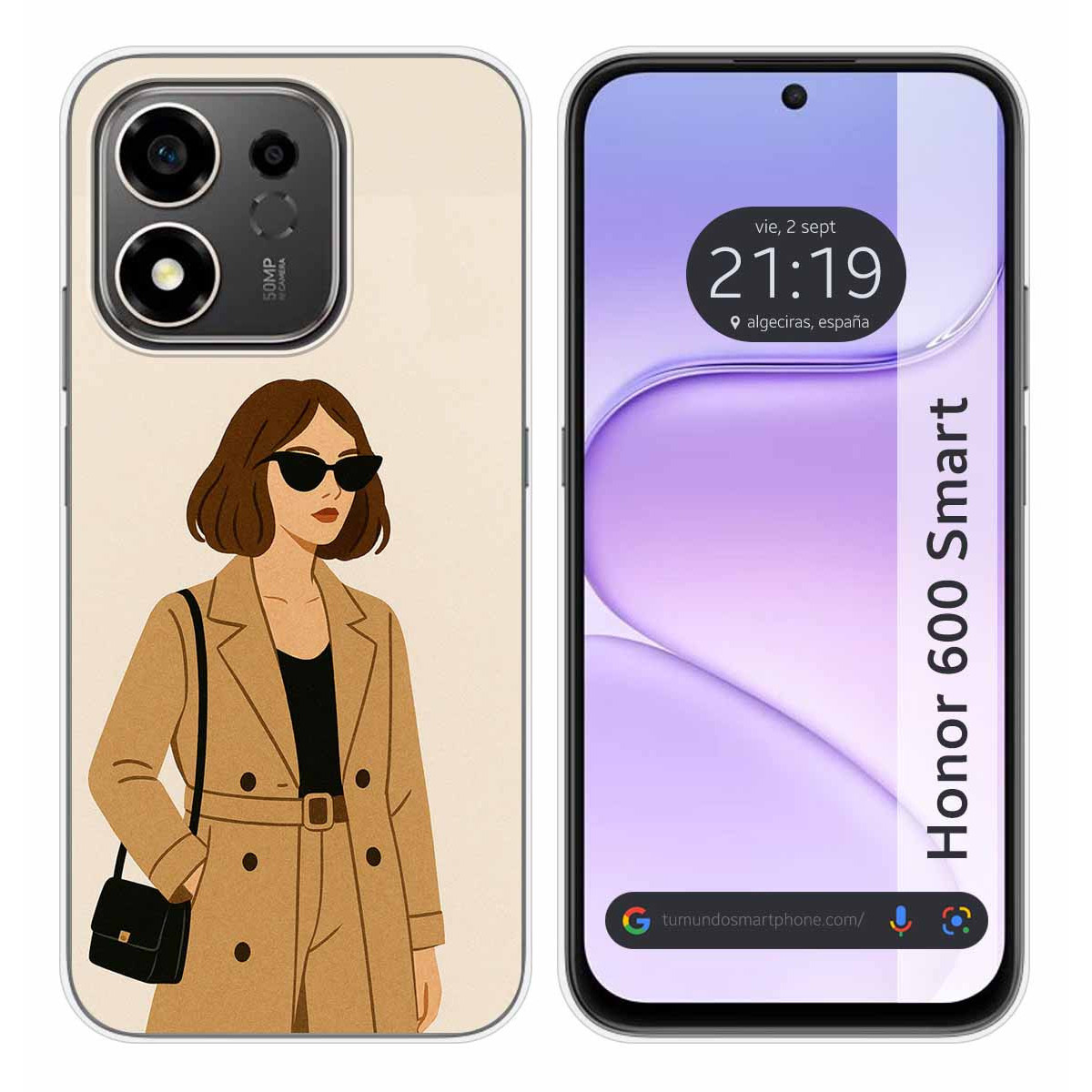 Funda Silicona para Huawei Honor 600 Smart 5G...