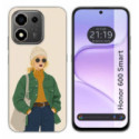 Funda Silicona para Huawei Honor 600 Smart 5G diseño Mujer 03 Dibujos